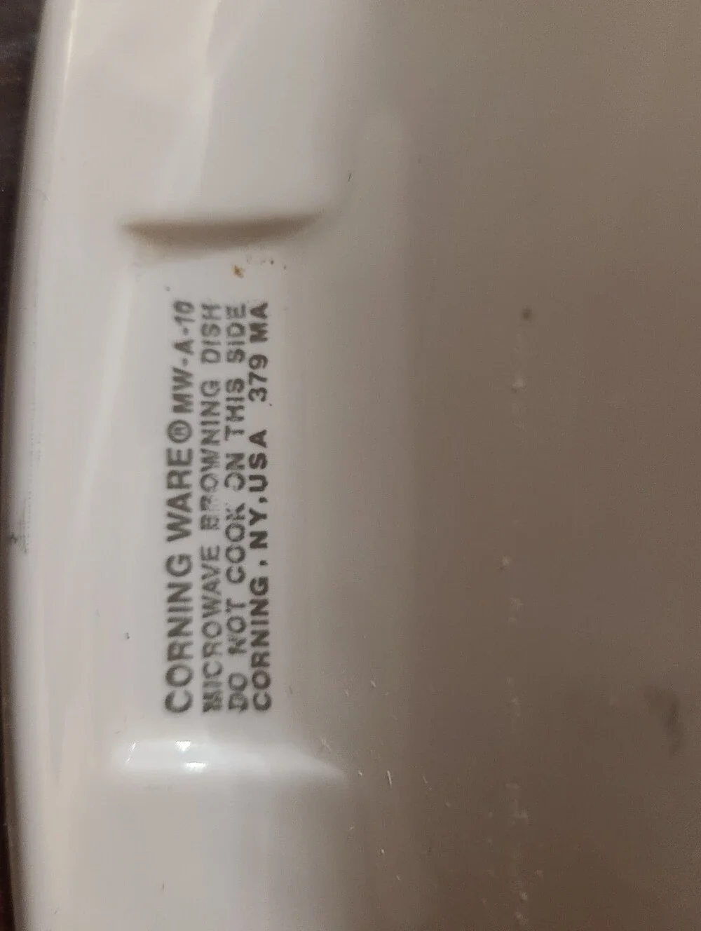 Corning Ware MW-A-10 Microwave Browning Dish 10
